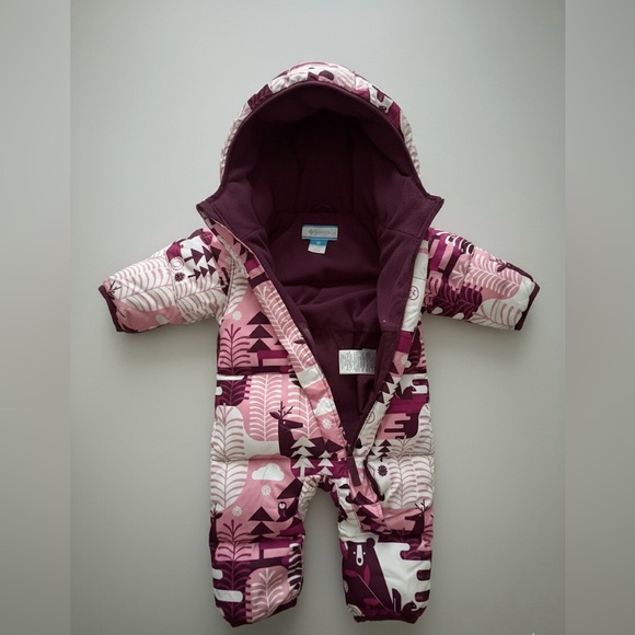 Columbia Kids Puffer Jacket - Pink and Purple - Picture 2 of 4